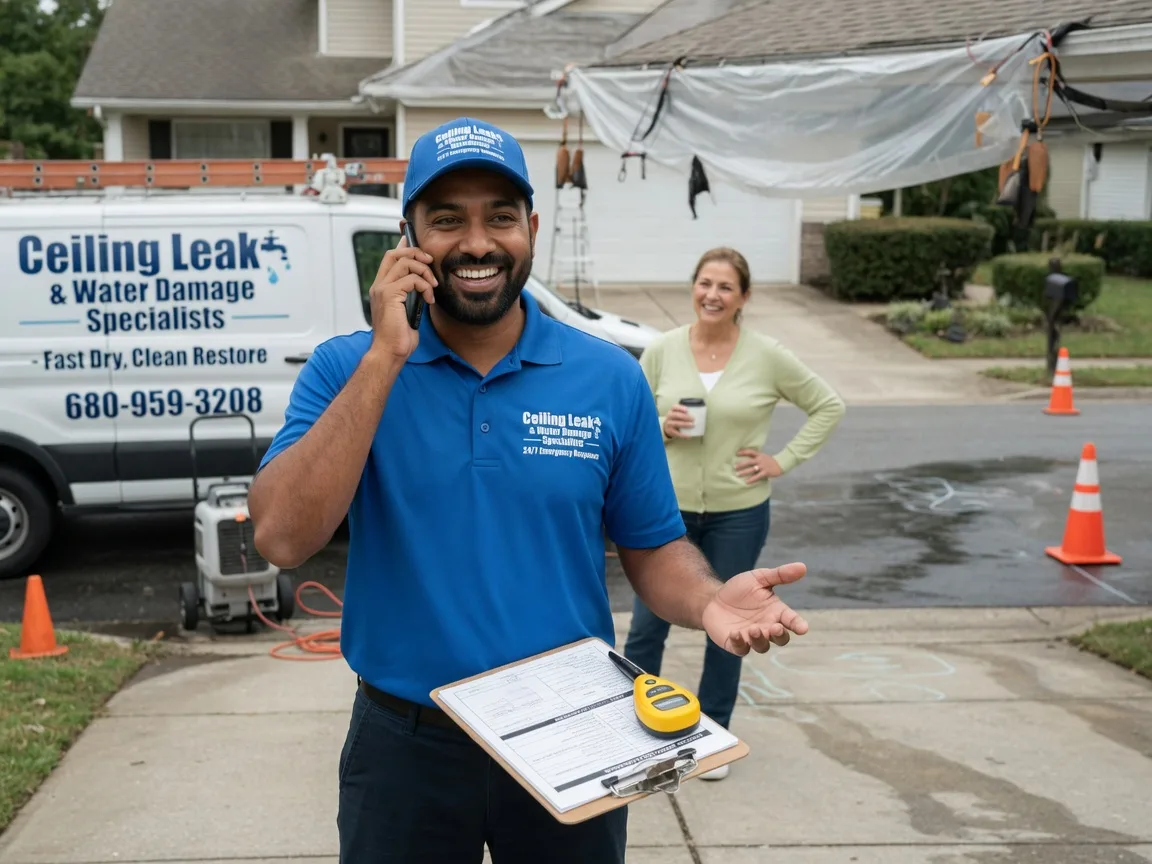 Ceiling Leak Cleanup Farmersville, TX FAQs